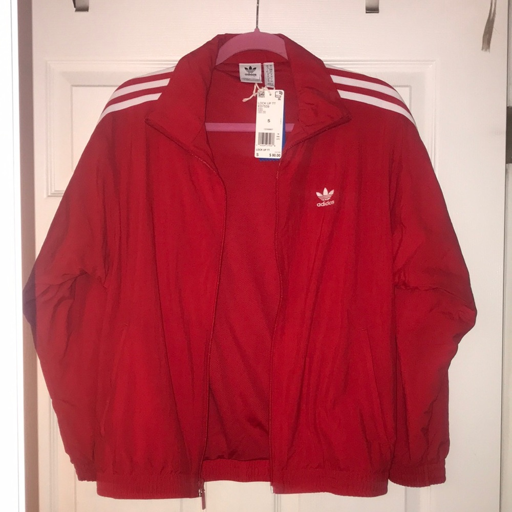 Brand New! Women’s Scarlet Adidas Track Jacket